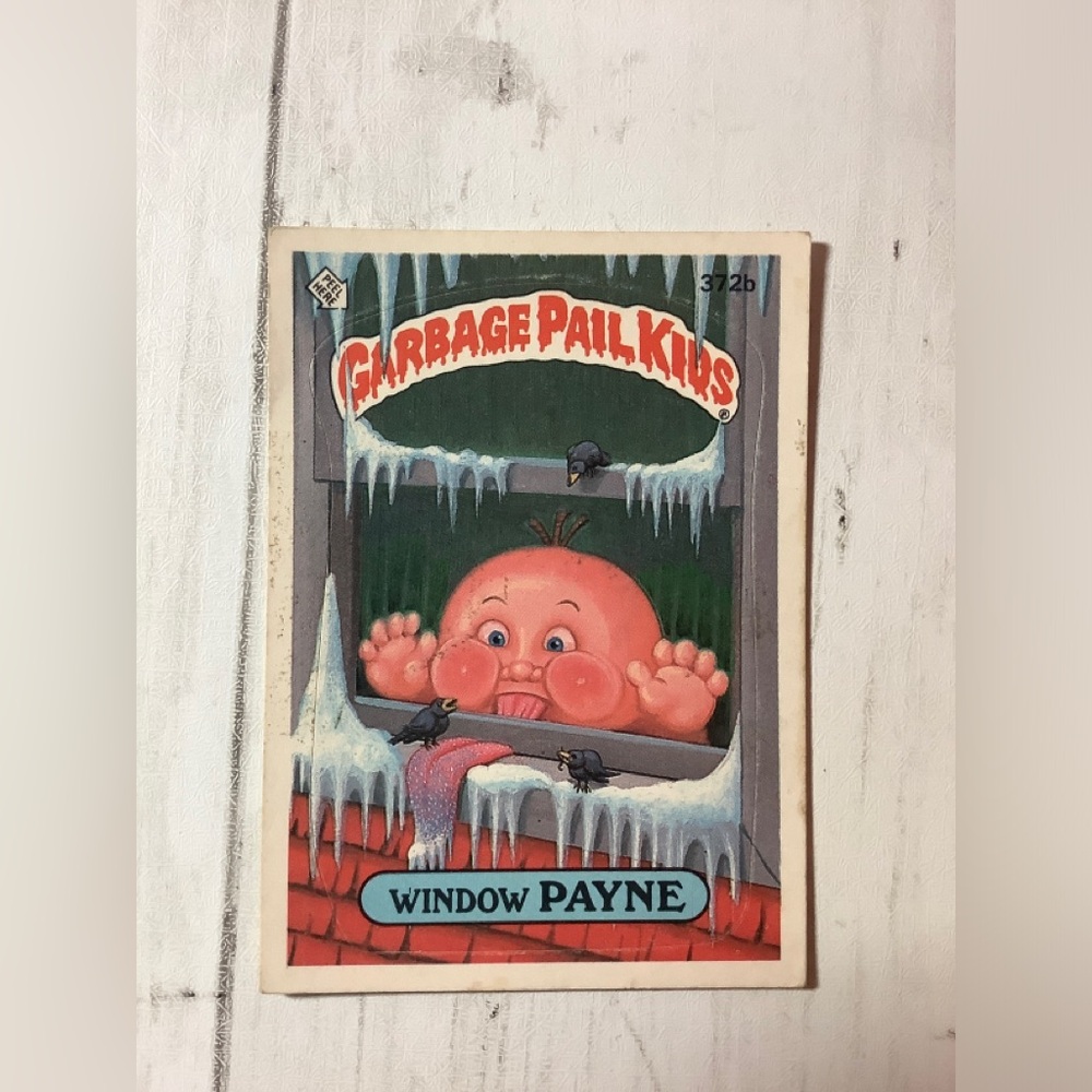 1987 Topps Garbage Pail Kids Series 9 #372b Window Payne
